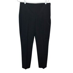 Everlane Women’s Size 14 Black Pants High Waisted Tapered Leg Crop Stretch Zip